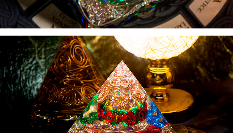 Piramide Cristallo Mandala