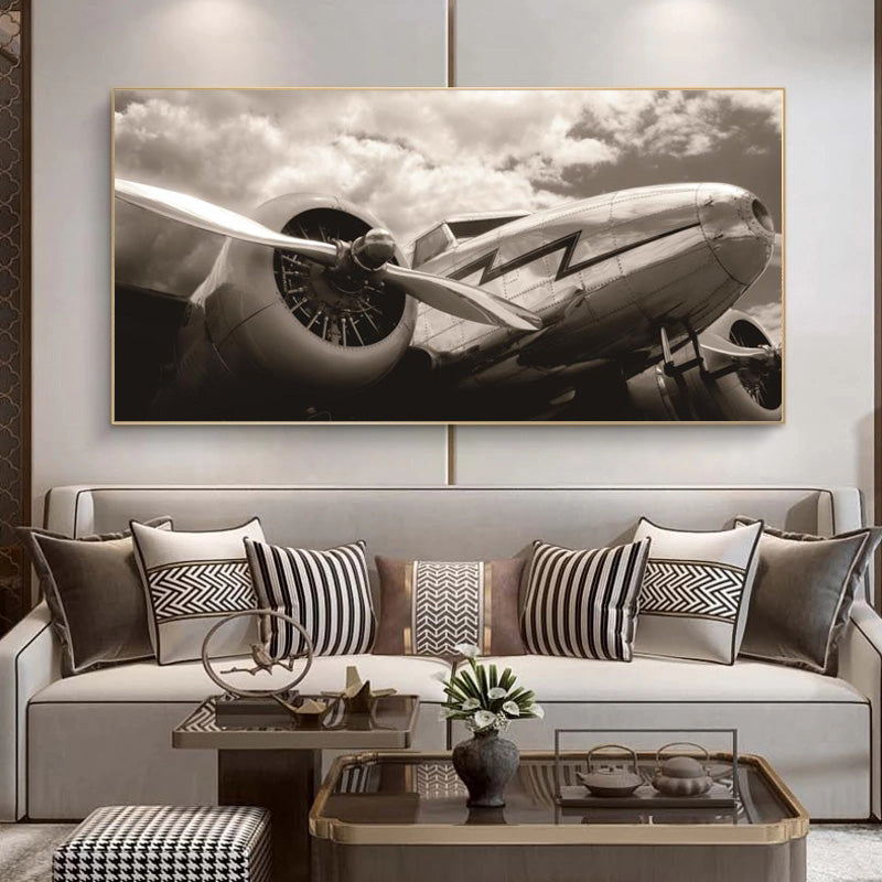 Poster aereo vintage