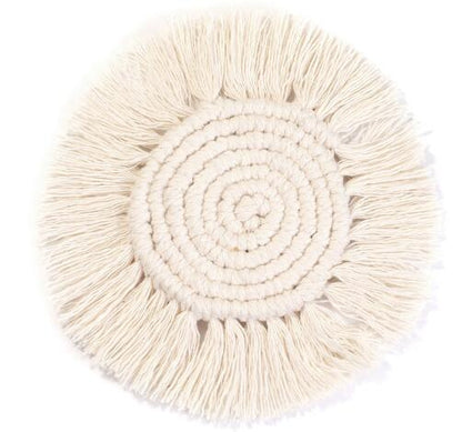Sottobicchiere in cotone intrecciato