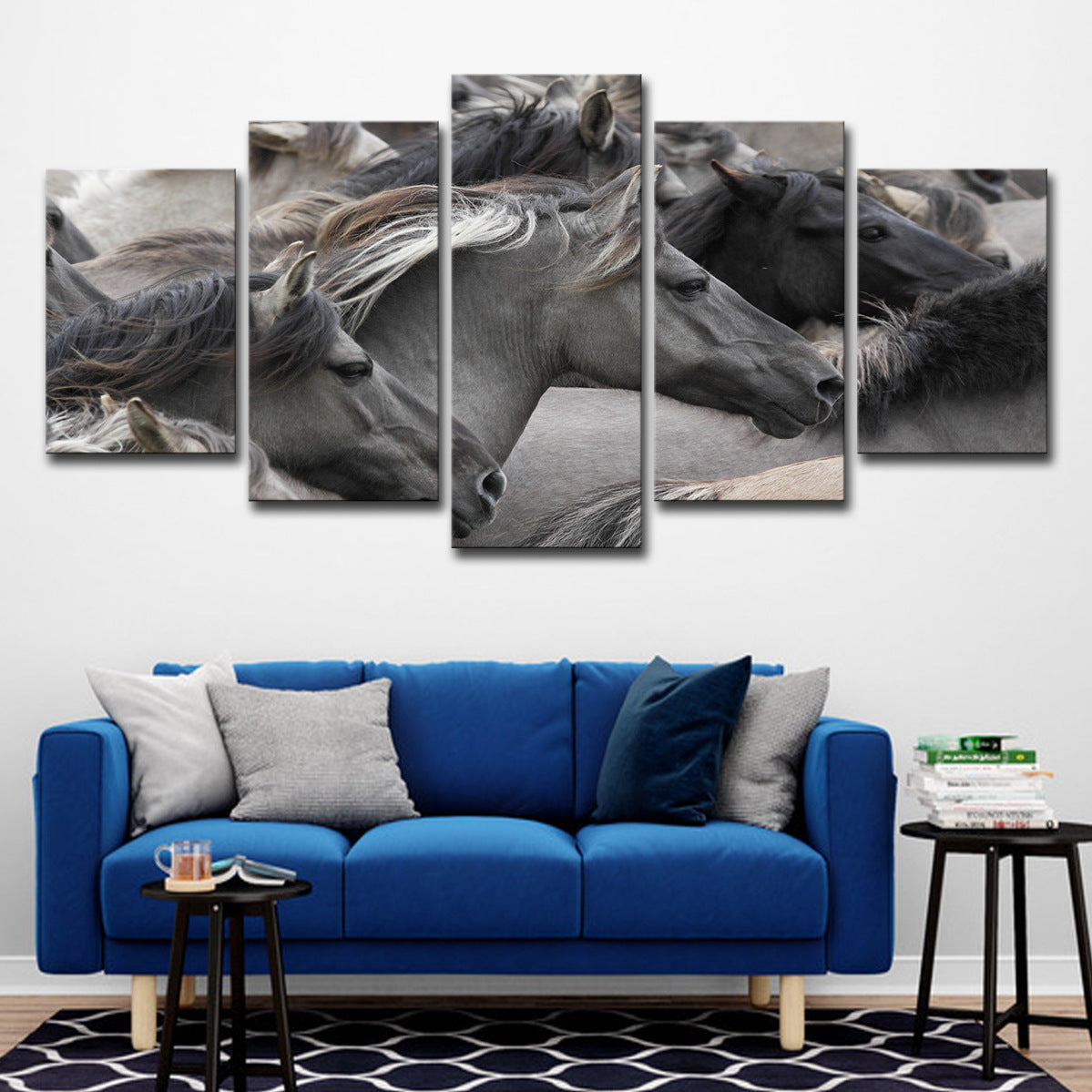 Set 5 Quadri Cavalli