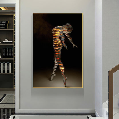 Quadro astratto donna