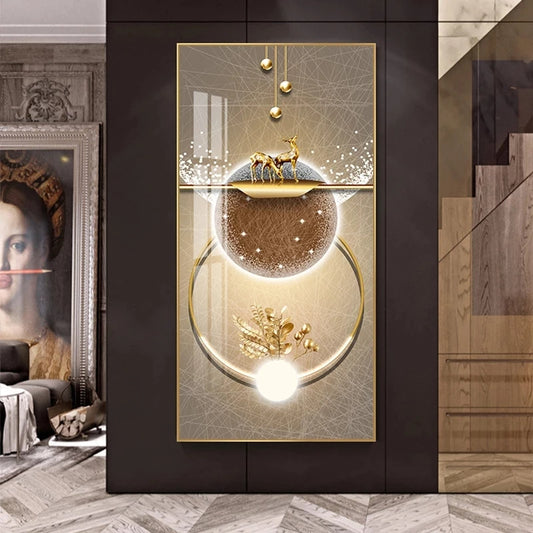 Quadro su tela Composizione con fiori galleggianti