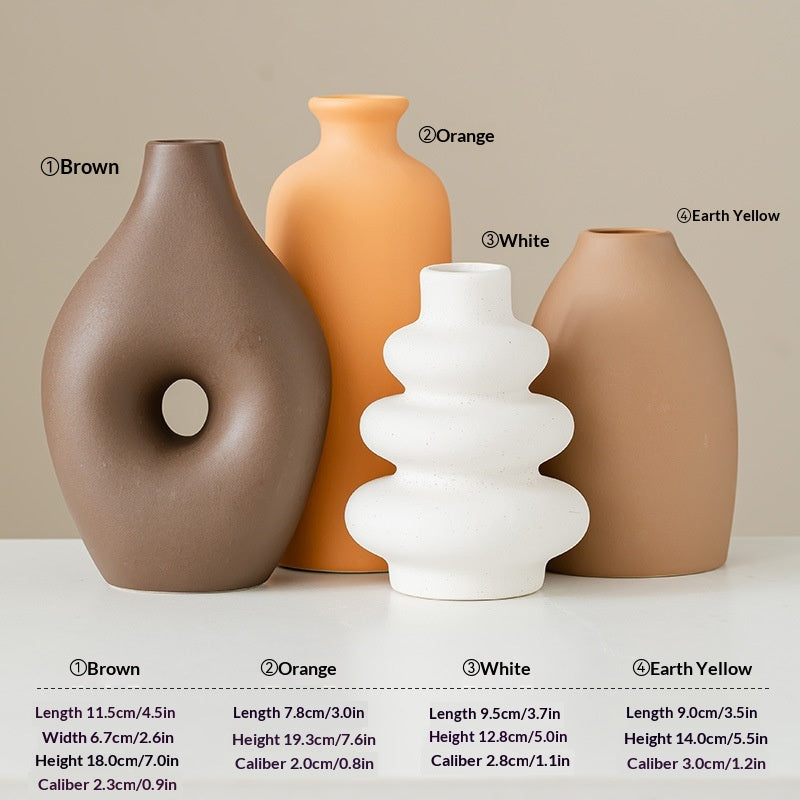 Vaso Ceramica Minimalista