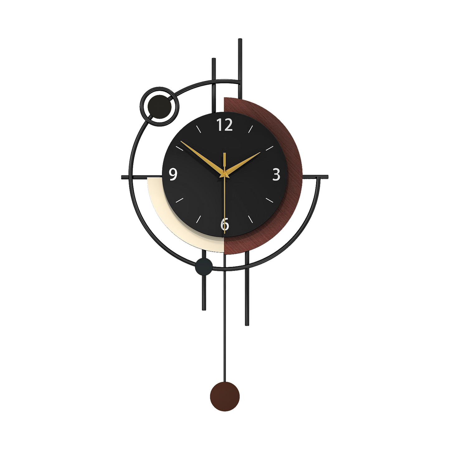 Orologio da parete Bussola geometrico