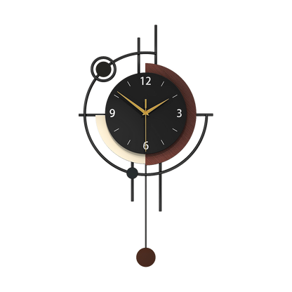 Orologio da parete Bussola geometrico