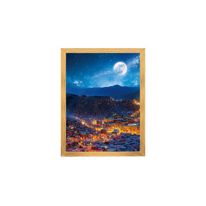 Quadro città di notte