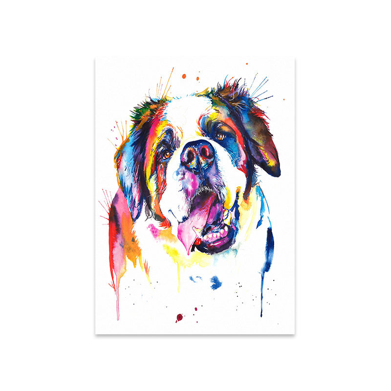 Quadro cane colorato
