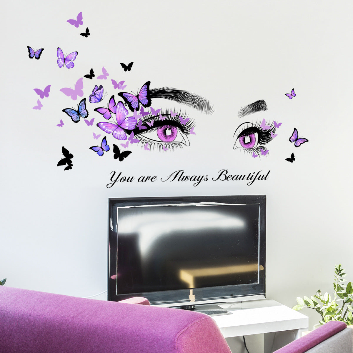 Adesivo decorativo farfalla