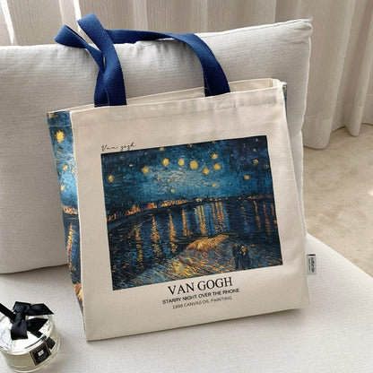 Borsa Tela Notte Stellata