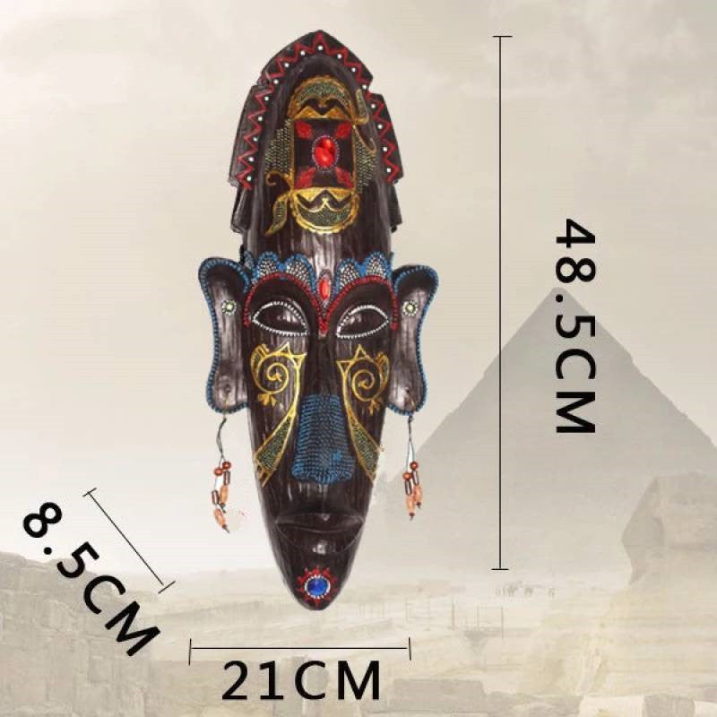 Maschera africana resina