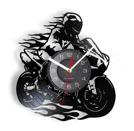 Orologio da parete Bicicletta neon industriale