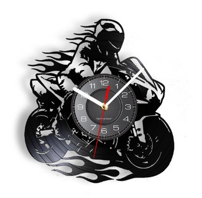 Orologio da parete Bicicletta neon industriale