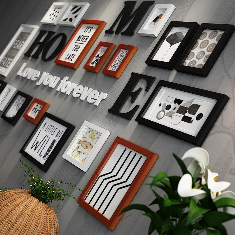 Cornice foto legno massello