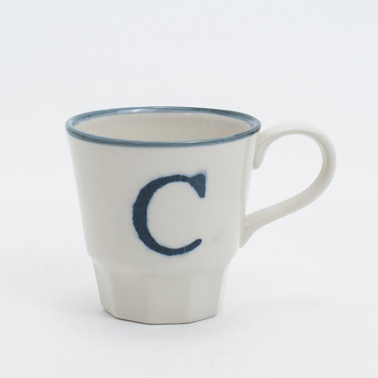 Tazza retrò con lettere