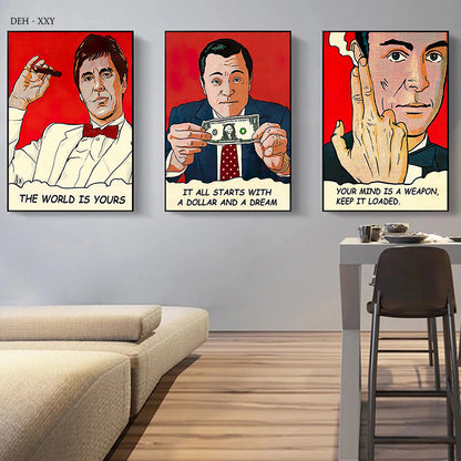 Quadro tela stile nordico