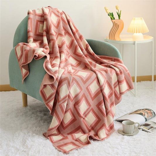 Coperta Cotone Geometrica