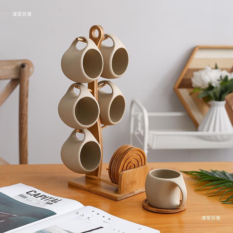 Set caraffa e tazze ceramica