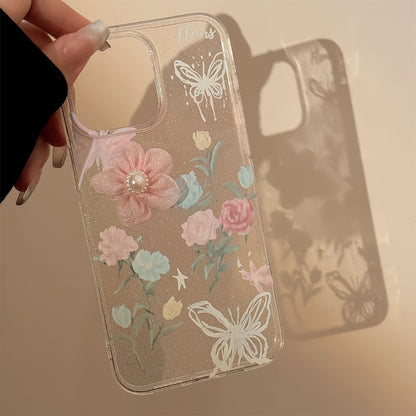 Custodia telefono rose 3D