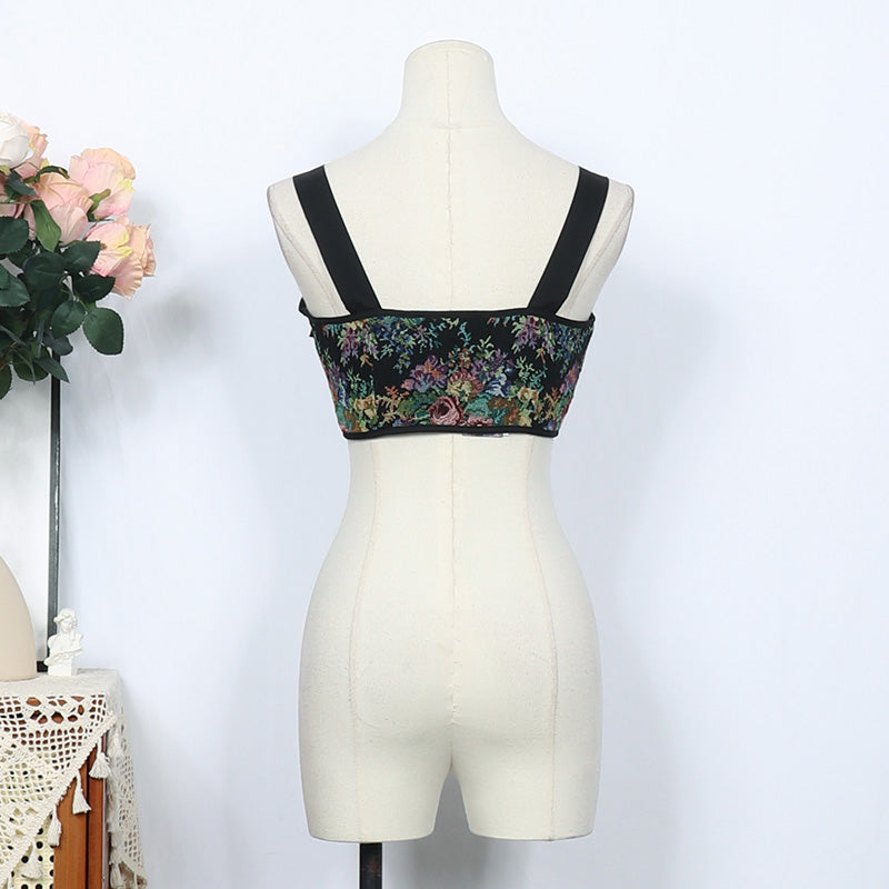 Gilet Vintage Dipinto Olio