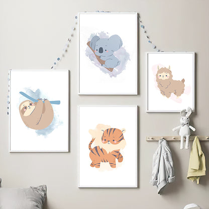 Poster scandinavo animali