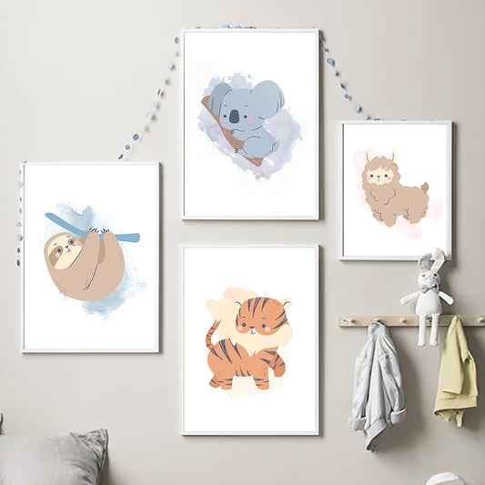 Poster Animali acquerellati assortiti