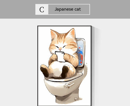 Quadro gatto giapponese