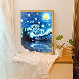 Quadro Cielo Stellato Illuminato