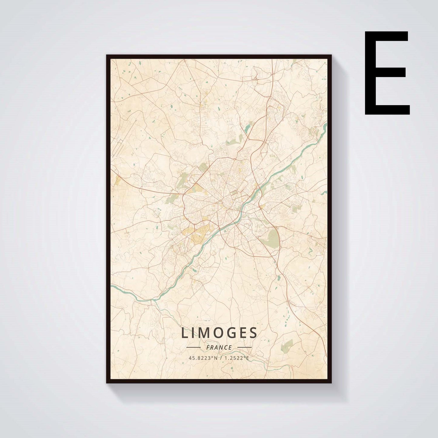 Poster Paesaggio Vintage