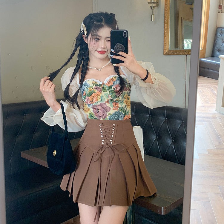 Camicia stampa floreale