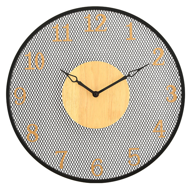Orologio da parete Mesh dorato