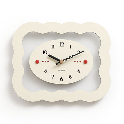 Orologio da parete Cornice ondulata decorativa
