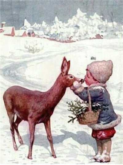 Mosaico Montagna Natale