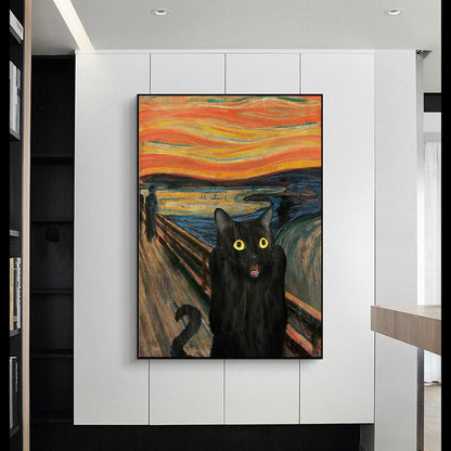 Poster gatto nero