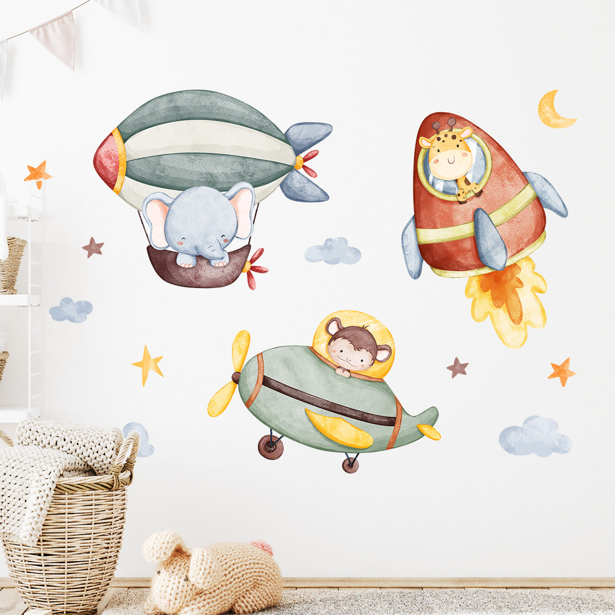 Adesivo murale Animali Cartoon