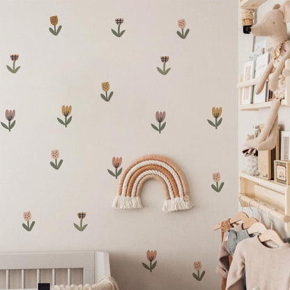 Adesivo tulipani bohemien