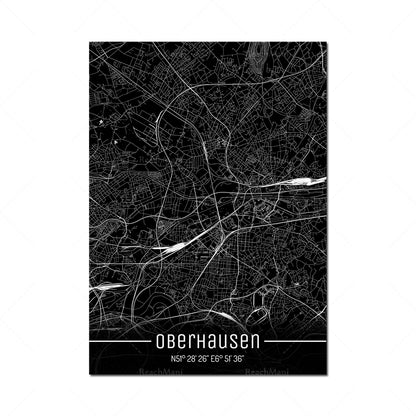 Quadro mappa