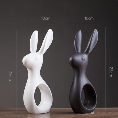 Coniglio ceramica in stile nordico
