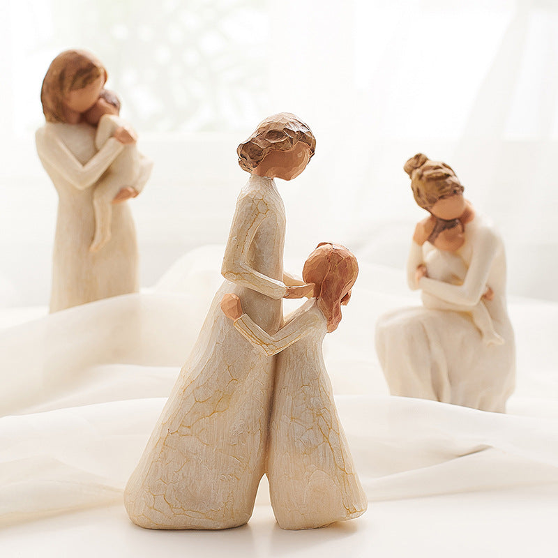 Statuetta Famiglia Nordica