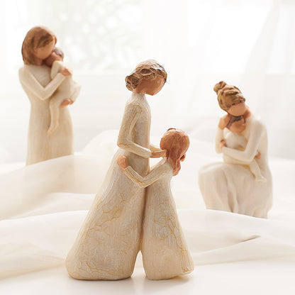 Statuetta Famiglia Nordica