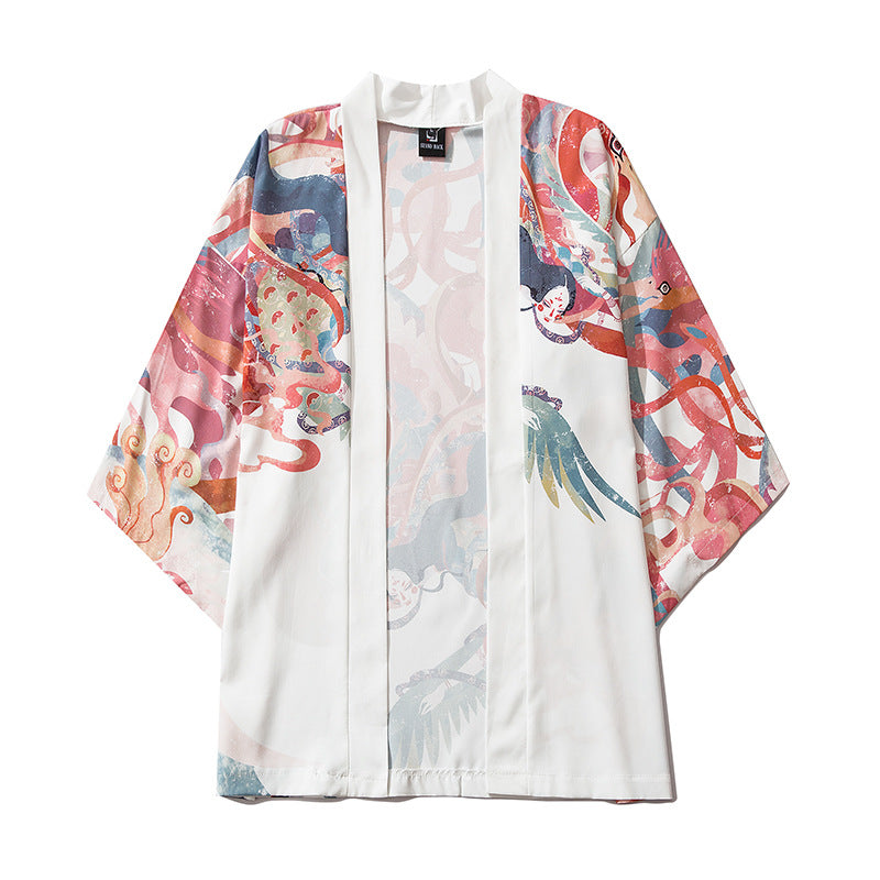 Camicia stile Hanfu stampa drago