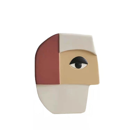 Vaso Volto Astratto