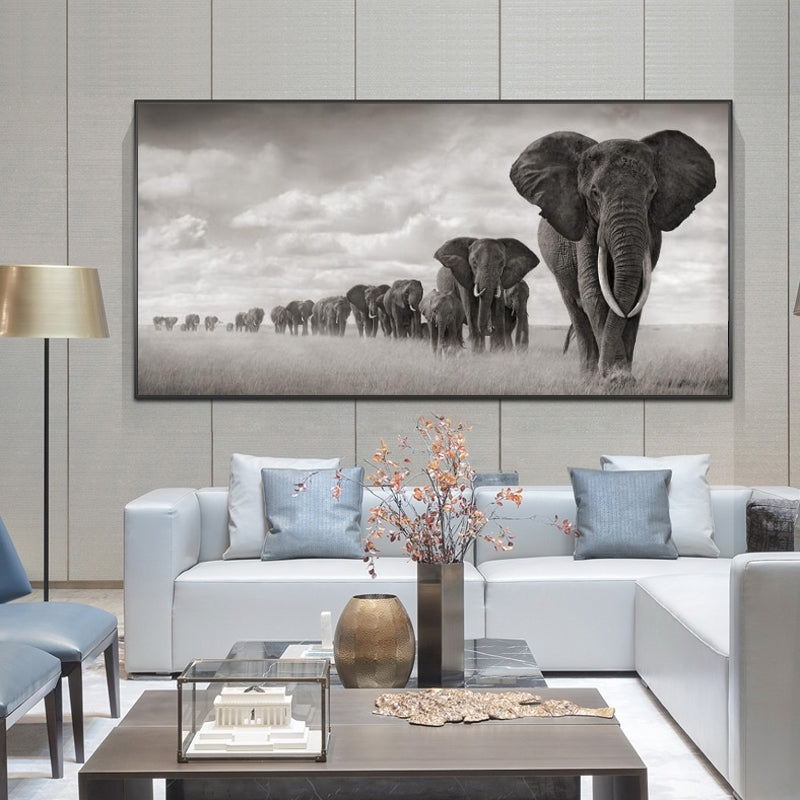 Quadro elefante africano