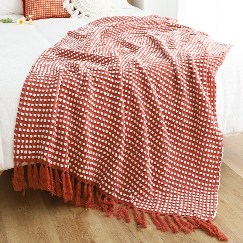 Coperta Tassellata in stile nordico