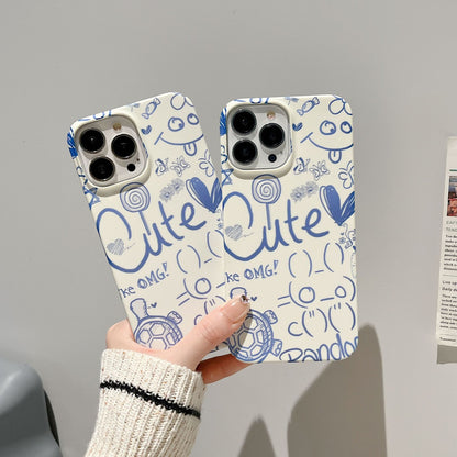 Custodia telefono plastica dipinta