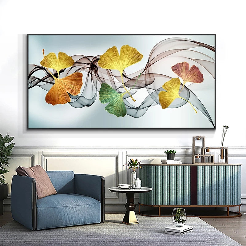 Quadro Ginko e Piume
