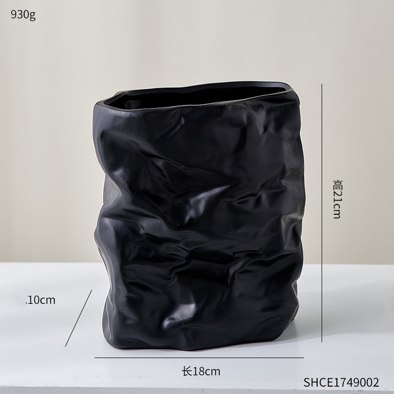 Vaso Ceramica Dorata