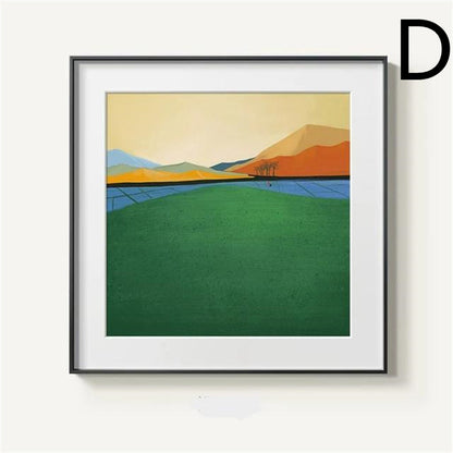 Quadro Montagna Astratta