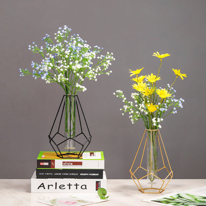 Vaso in vetro geometrico