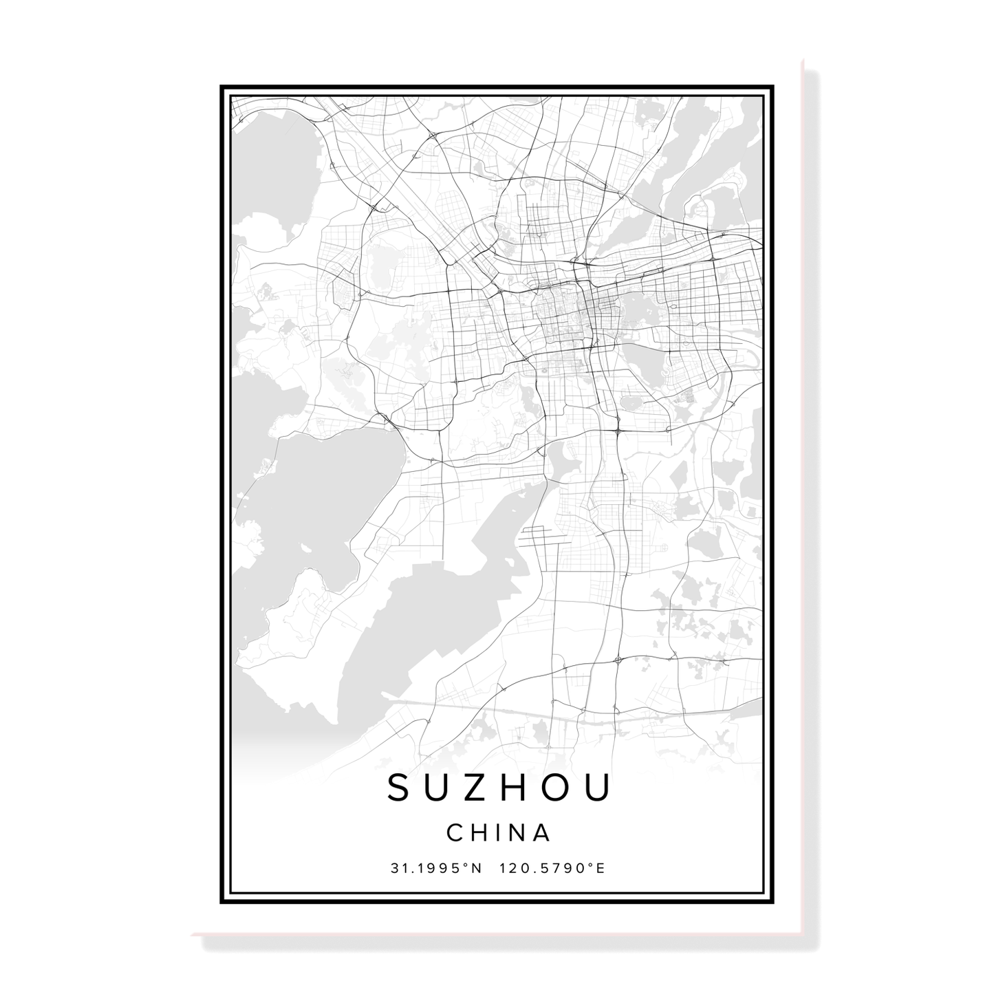 Quadro mappa città