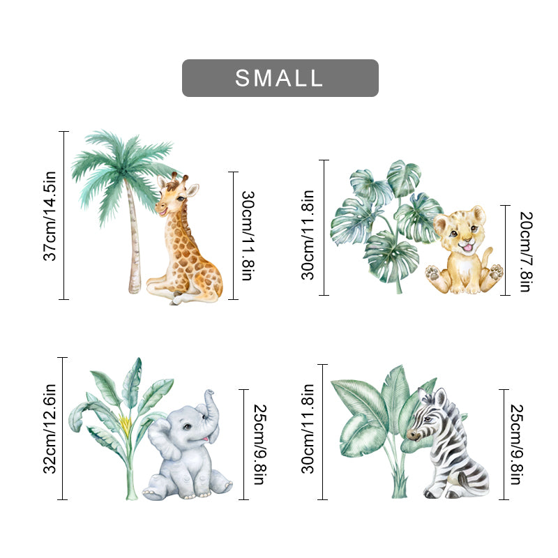 Sticker Animali Tropicali